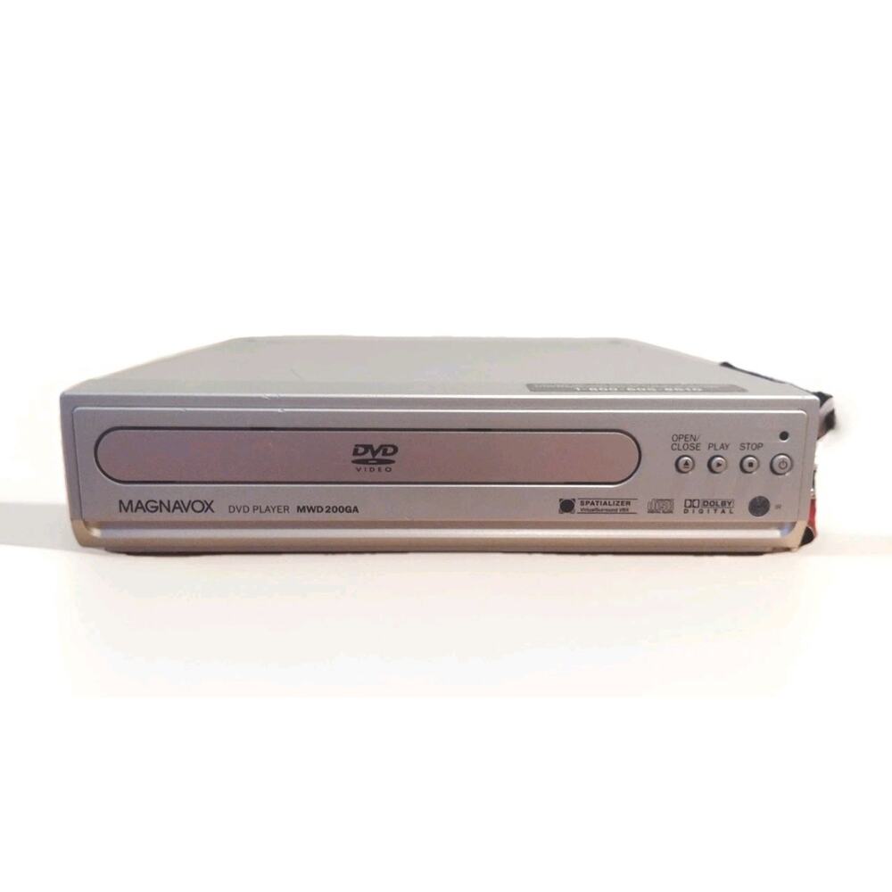 Magnavox - MWD 200GA DVD Player Cables Included Tested Works No Remote - Picture 2 of 4